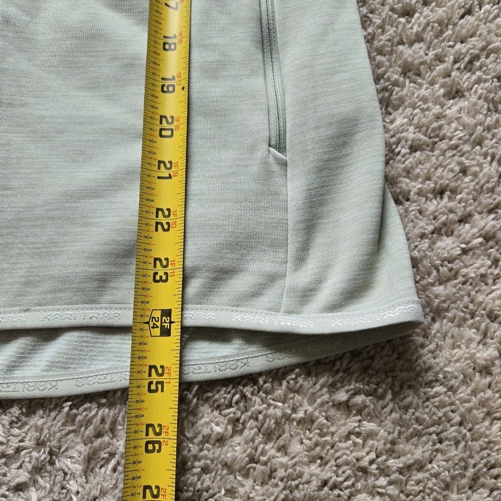 Kari Traa Sanne Hiking Midlayer Womens S Green Full Zip Hoodie - Picture 9 of 11